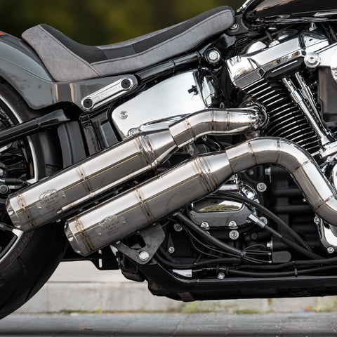 J&H Doctor Gangster Exhaust System Polished Welded E5
