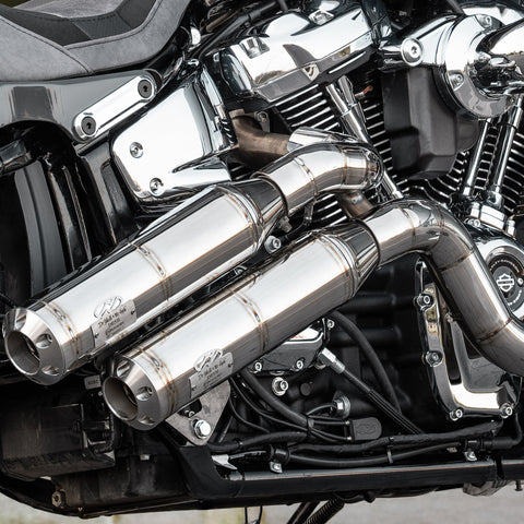 J&H Doctor Gangster Headers Polished Welded E4