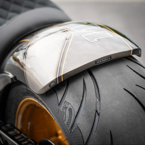Classic Rear Fender M8 Integrated Lights