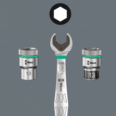 Mini Wera Zyklop Ratchet Switch kit 28 pcs. 1/4" drive - US Sizes