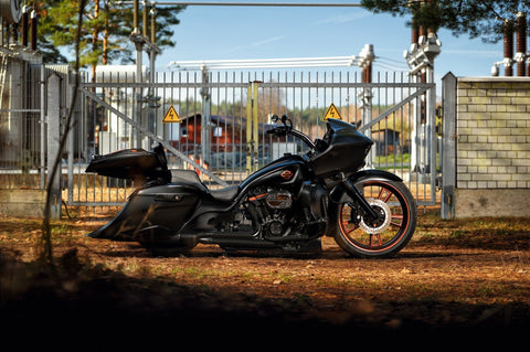 Billow set of stretched rear fender and saddlebags for Harley Davidson Touring 2014 up
