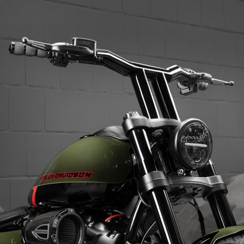 “Champion” T-Bar Mega Handlebars (With Stealth View Speedometer Option)