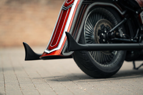 Chicano style Stretched Rear Fender for  Harley Davidson Softail 2018-2024 models