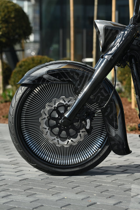 "El Cabron" Chicano style Front Fender for 23" Wheel Softail 2018-2024
