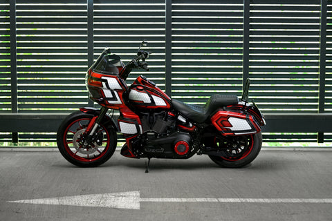 M8 Derby Cover for Harley Davidson Softail 2019 up Transparent