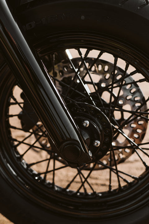 2018-2025 M8 Softail FXBB, FLFB, FXST Black Front Wheel Spacer Kit