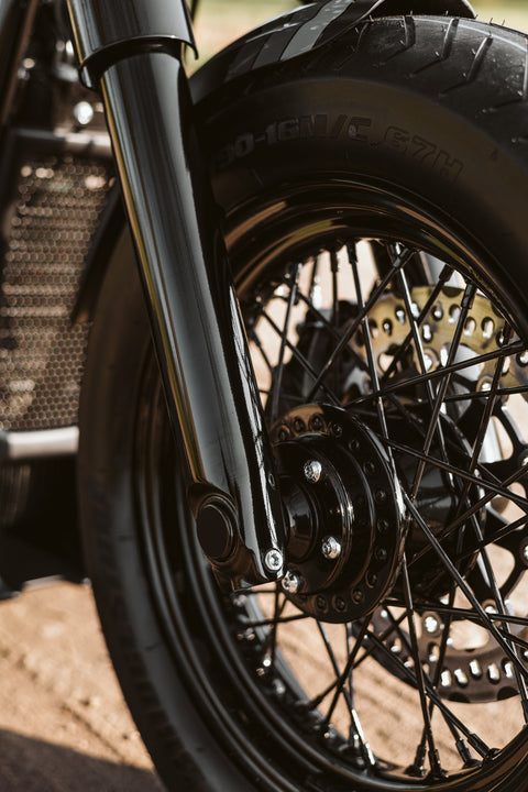 2018-2025 M8 Softail FXBB, FLFB, FXST Black Front Wheel Spacer Kit