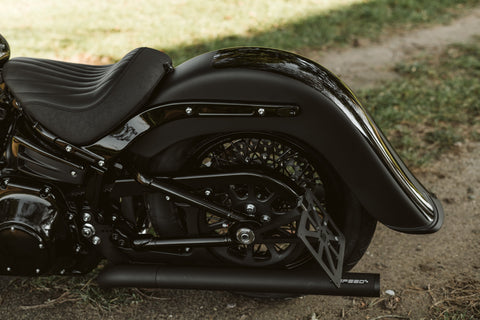 4" Stretch Softail M8 FXBB/S FXST Street Bob Rear Fender with Tip 2018-2025