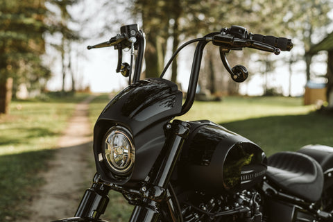 "Aggressor" Series Softail Street Bob FXBB/S And Low Rider FXLR Headlight Fairing 2018-2024