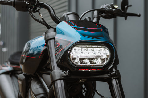 2021-Later Sportster S "Street Warrior" Headlight Fairing Mask