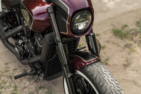 Indian Scout 2015-2024 "Tomahawk" Series Full Fork Covers Set