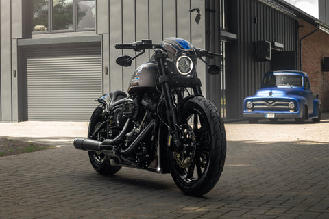 "Aggressor" Series Softail M8 Low Rider S FXLRS Headlight Fairing 2018-2024