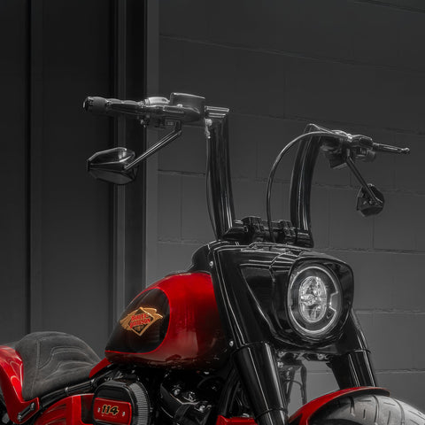 Monarch 2" Fat Bars – Built for Harleys with 1" Risers