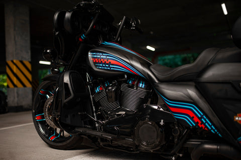Morocco Style Stretched Side Covers for Harley Davidson Touring 2014 up models