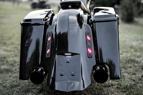 3 in 1 "Frame" Rear LED Tail Lights and Turn Signals Set