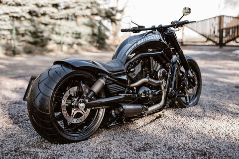 280-300 Tire V-Rod Custom Rear Fender 2007-2017 "Short Oval"