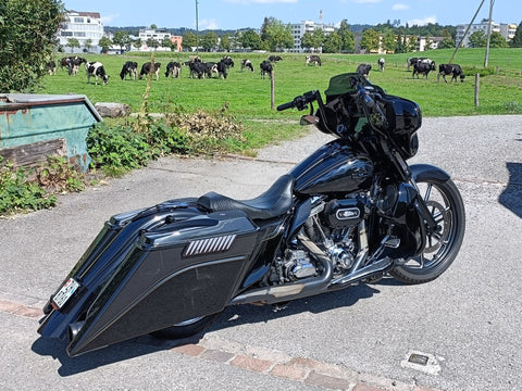 Set of stretched fender and saddlebags Magnus for Harley Davidson Touring 2009-2013