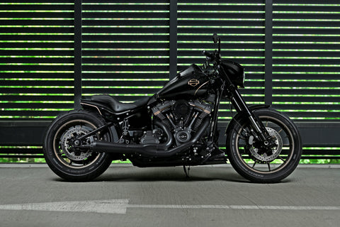 Crook Series Short Rear Fender for Harley Davidson Street Bob, Softail Standard 180-200 tire