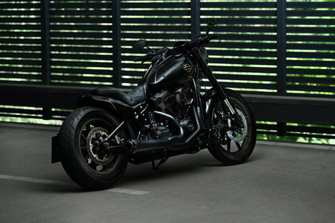 Crook Series Short Rear Fender for Harley Davidson Street Bob, Softail Standard 180-200 tire