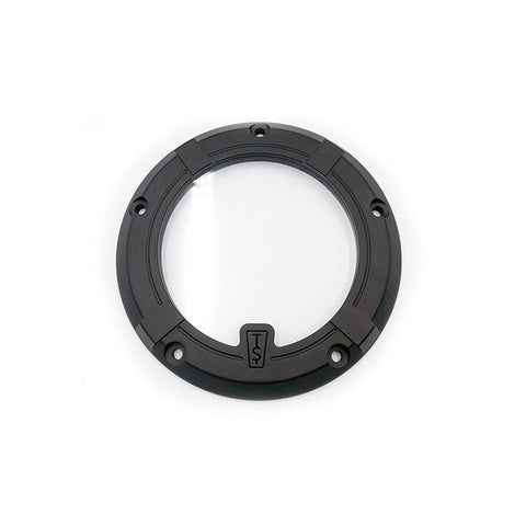 "Black Series" Clutch Cover for Harley Davidson Touring 2017 up Transparent