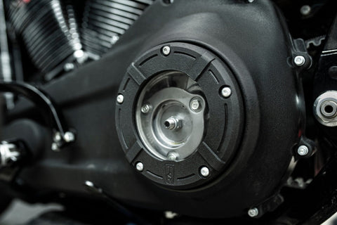 M8 Derby Cover for Harley Davidson Softail 2019 up Transparent