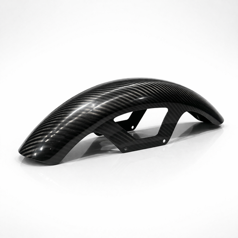 Shorty Twill Carbon Fiber Front Fender for Harley Davidson Touring 2024+