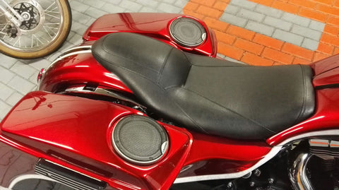 Saddlebag Lids With Recess For Speakers For Harley Davidson 1993-2013 models