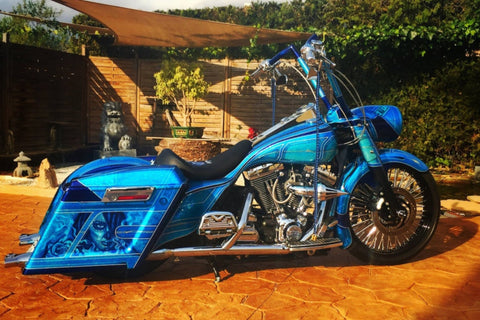 Stretched Side Covers for Harley Davidson Touring 1998-2008 models