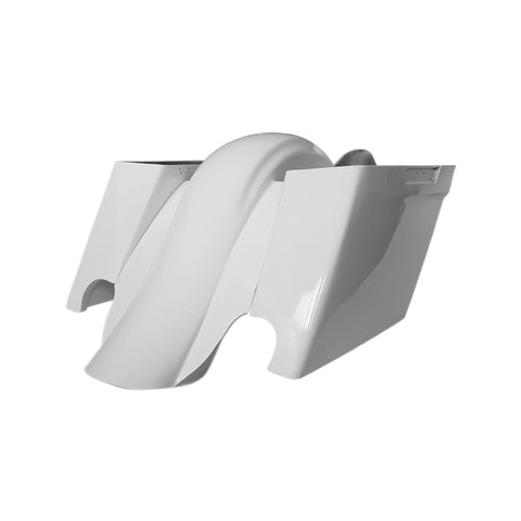 T&S Set of bolt on type Stretched Fender and Saddlebags for Harley Davidson Touring 2009-2013 models