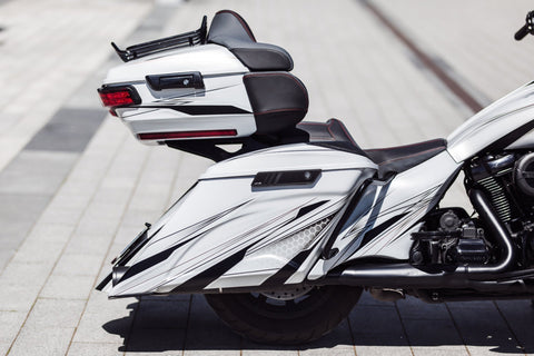 Magnus Stretched Saddlebags w/o Lids for Harley Davidson Touring 2014 up models