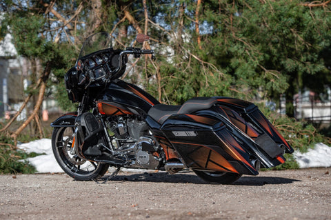 Magnus Stretched Saddlebags w/o Lids for Harley Davidson Touring 2014 up models