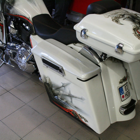 Tommy&Sons Torre Saddlebag Lids for Harley Davidson Touring 1993-2013 models