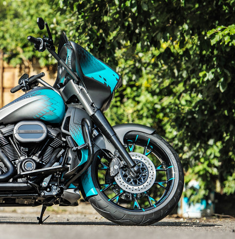 T&S Wrapper Front Fender for 5.5x 21" Wheel Touring 2014-2023