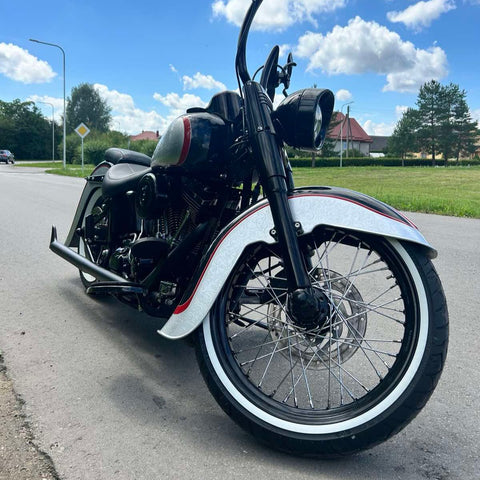 "El Cabron" Chicano style Front Fender for 21" Wheel Softail 2000-2017