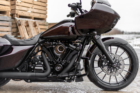 "Wrapper" Front Fender For 21X5.5" Fat Wheels With Stock Legs Touring 2014-2023