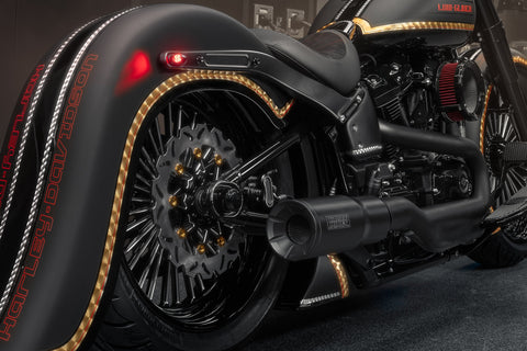 2018-2025 M8 Softail Stretched Rear Fender for 180-200mm Tires