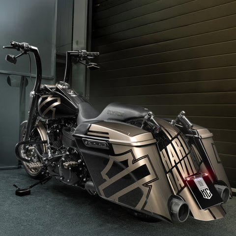 Road King “Killer Bull” 2" Fat Handlebars with 1" Riser Clamps – Excludes FLHRXS