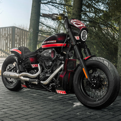 2025+ Harley-Davidson Softail Front LED Turn Signals – CNC, Plug & Play (DRL Option)