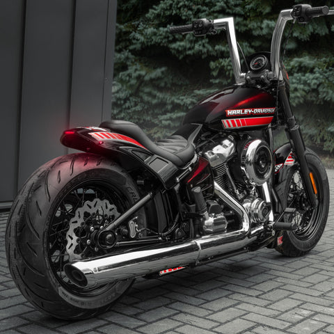 2025–2026 Harley-Davidson Softail "Bobbstr" Shortened Rear Fender Fits 170–200 Tires