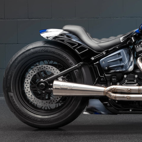 2025-2026 M8 Softail Side Covers "Avenger" For Shock Absorber Without Preload Adjustment Knob